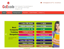 Tablet Screenshot of goecode.net